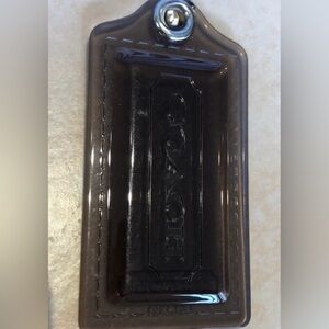 Coach large hang tag
